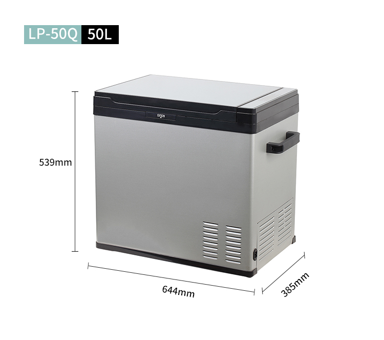Portable Solar Car Refrigerator Compressor Cooler for Travel DC 12V Camping Car Freezer Ice