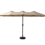 Garden Double Head Patio Parasol Outdoor 200x400M Customized