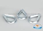 Heavy Duty Rigging Lifting Equipment / Galvanized Wire Rope Thimble