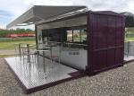 20ft / 40ft Shipping Container Coffee Shop , Commercial Use Container Coffee