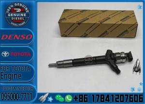 Quality diesel fuel engine injector 095000-7711 23670-59036 for TOYOTA engine 095000-7710 23670-59035 095000-7711 23670-59036 wholesale