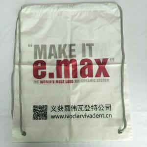 Quality Rope Shoulder Custom Plastic Drawstring Bags Double Layer Material Synthetic wholesale