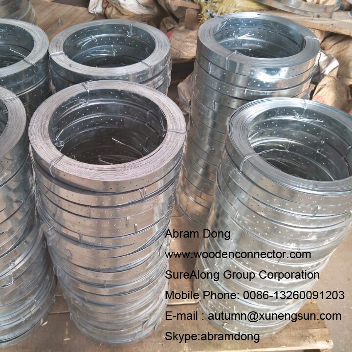 Standard Wood Connector Perforated Nail Plate for Wood Construction Roof Trusses