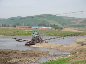 Quality Easy Operation Sand Suction Dredger Bucket Chain Dredger With Underwater Wheel wholesale