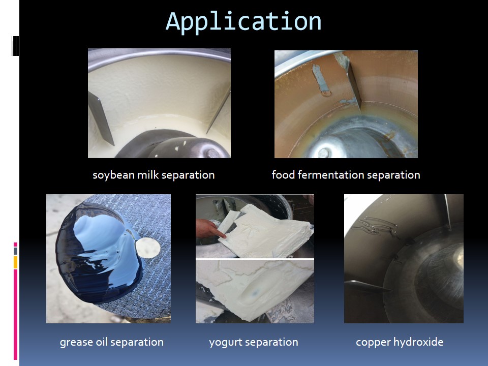 top discharging Professional explosion-proof sesame oil extraction with CE certificate laboratory centrifuge separator