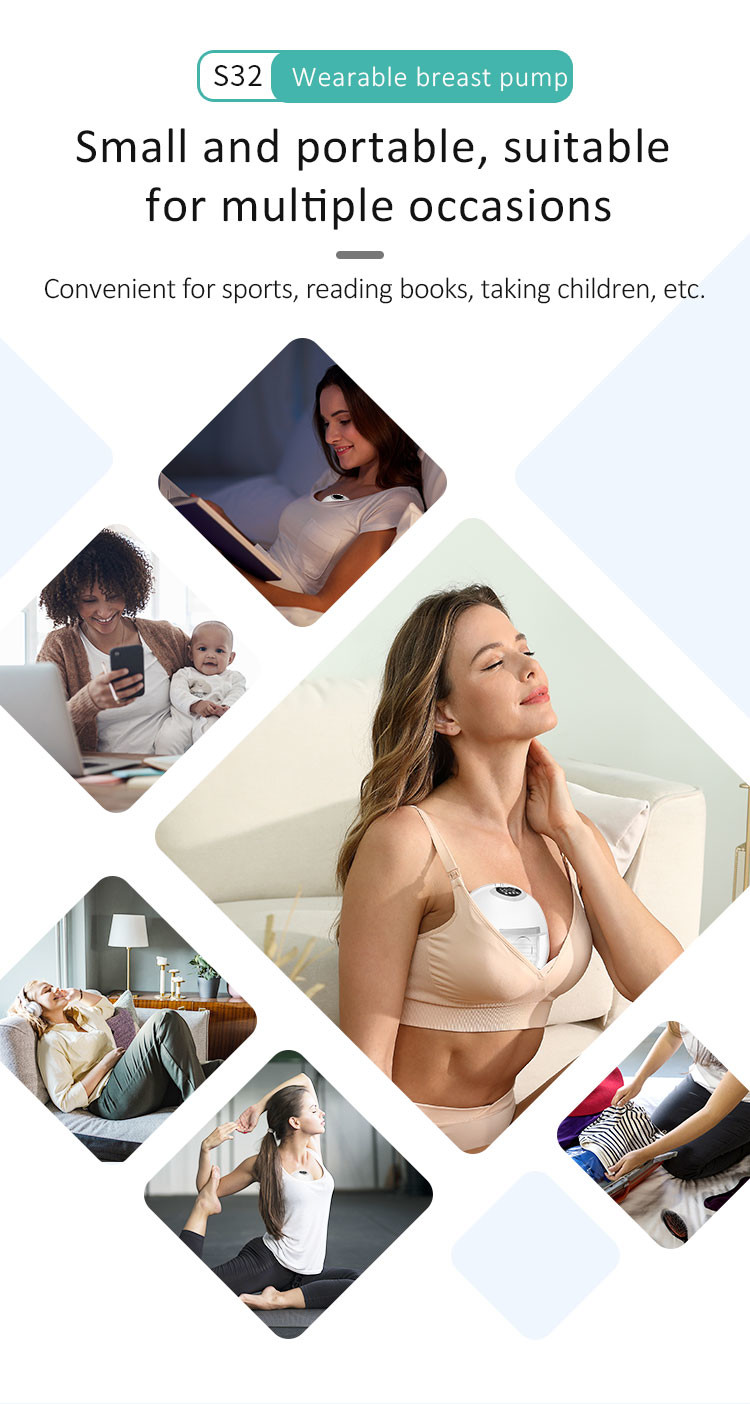 CE Approved Hospital Breast Pump Electric Double Wearable Breast Pump For Baby Feeding