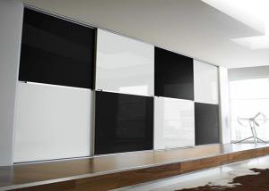 Quality Black and White Color Safety Tempered Glass Panel for Back Walls wholesale