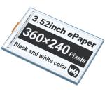 3.52 Inch E-Paper Display Of Red / Black / White 360X240 Sunlight Readable SPI