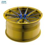 24 Inch Lightweight Forged Alloy Wheels Brushed Gold Super Light Rims