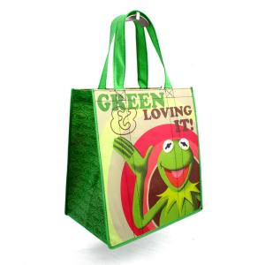 Quality Recycled Bottle 30x40x15cm 110gsm Woven RPET Bag wholesale