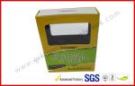 Transparent Window Electronics Gift Packaging , Printed Paper Standard Magnetic