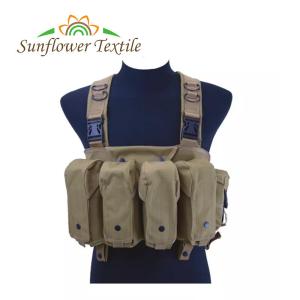 Quality Nylon Camping Tactical Chest Rig Magazine Pouches Vest Adjustable Size wholesale