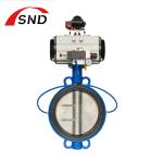 Industrial Cast Iron Pneumatic Butterfly Valve OEM Acceptable