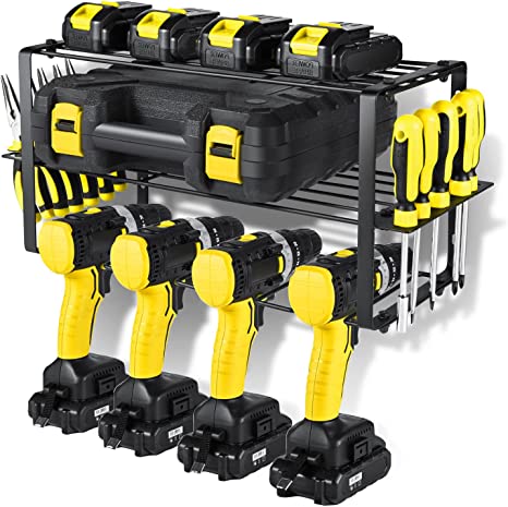Organize Like a Pro Metal Pegboard Power Tools Storage Organizer with Flexible Design