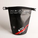 Waterproof PVC Tarpaulin Beach Backpack Bag With Buckle Closure