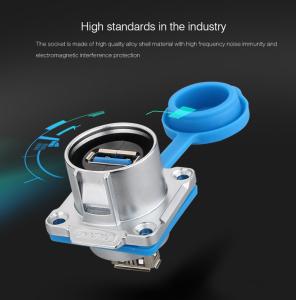 Quality Customize Length Wire Soldering USB 2.0/3.0 Female Panel Mount Waterproof Connector wholesale