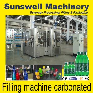 Quality Horizontal Bottling Carbonated Filling Machine For Glass / PET Bottle wholesale