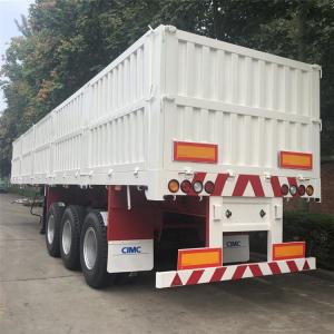 Quality Heavy Duty Dry Goods Grain 80T Sidewall Semi Trailer wholesale