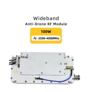 Quality 2500-4000mhz Anti Drone Lora Module Counter Fpv Module 300-6000mhz 100W anti drone system anti fpv 250-400mhz 50W 100-1100mhz wholesale