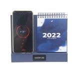 Multipurpose Leather Wireless Charging Calendar Waterproof With Phone Holder