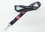 Safety Release Breakaway Neck Lanyard Custom Printing With Flag Logo