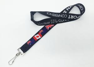 Quality Safety Release Breakaway Neck Lanyard Custom Printing With Flag Logo wholesale