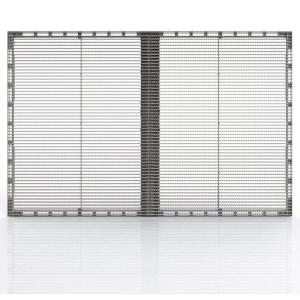 China High Brightness Transparent LED Display Screen SMD1921 Real Estate Curtain Indoor Mesh on sale