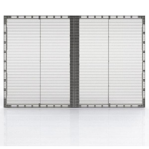 High Brightness Transparent LED Display Screen SMD1921 Real Estate Curtain