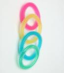 Commercial Durable Dog Chew Toys Strong TPR Spiky Ring Teeth Cleaning