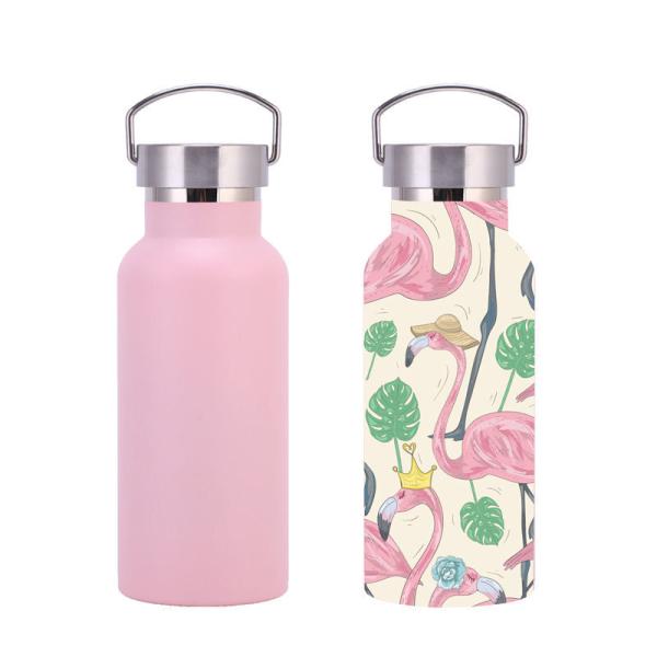 Cheap Double Layer 18/8 Stainless Steel Water Bottles Customized Logo for sale