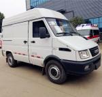 Diesel Small Refrigerated Van Manual Mobile Freezer Truck Mini Bus