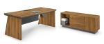 Highly Safe Edge Fitted Office Furniture , Executive Office Desk OEM / ODM