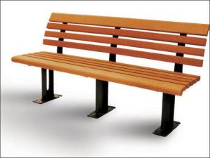 Quality China LFurniture Metal Frame Wooden Bench with Back Plans-12 wholesale