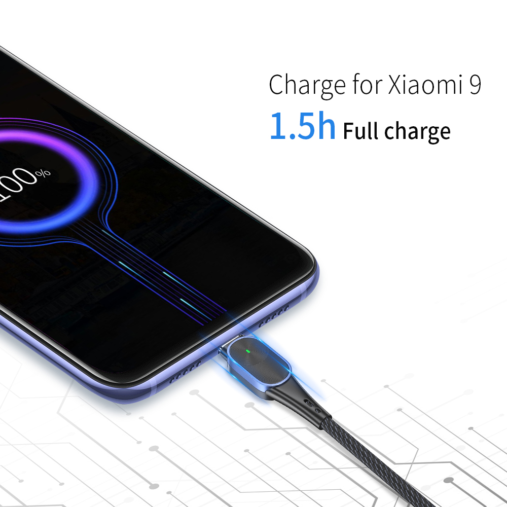 Quick Charge USB C To C Mobile Charging Cable 20V/3A Max For Multimedia