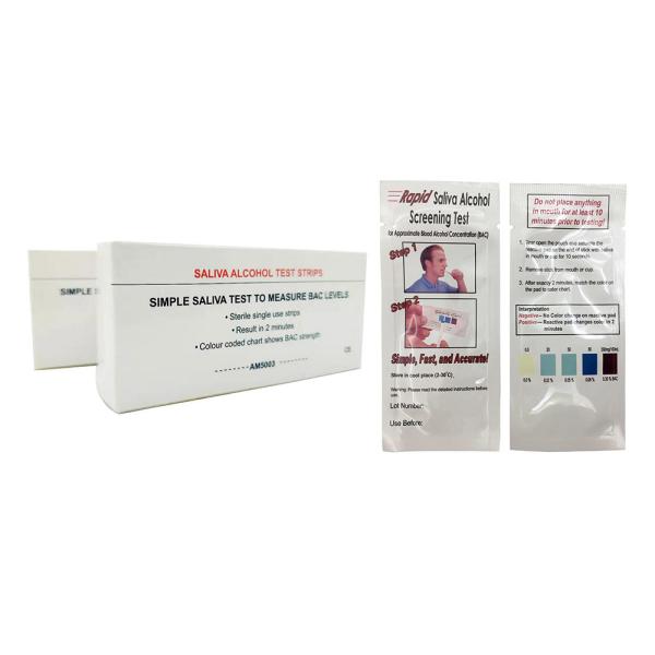 Cheap 99% Specificity Saliva Alcohol Test Strips Accuracy Home Use for sale