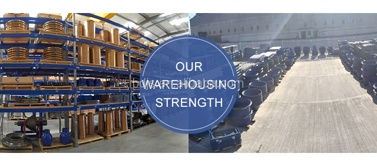 Wear-Resistant Casting Feed Cone for HP500 Cone Crusher Spare Wear Parts