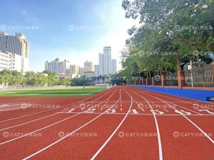 Quality CATY SPORTS ESP Semi-Prefabricated Seamless Running Track For Competition wholesale