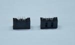 SATA 7p Male DIP 180° Au 30u'' Plated Wire to Board Connector