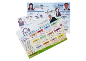 Quality Custom Advertising Fridge Magnet, Magnetic Business Card With Calendar wholesale