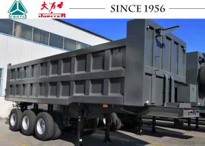 Quality Blue Color 30CBM Heavy Duty Tipper Trailer To Transport Sand / Stone wholesale