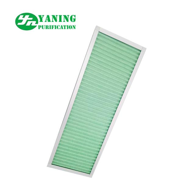 Mini Pleat Pre Air Filter Aluminum Frame Ventilation System Primary Filtration