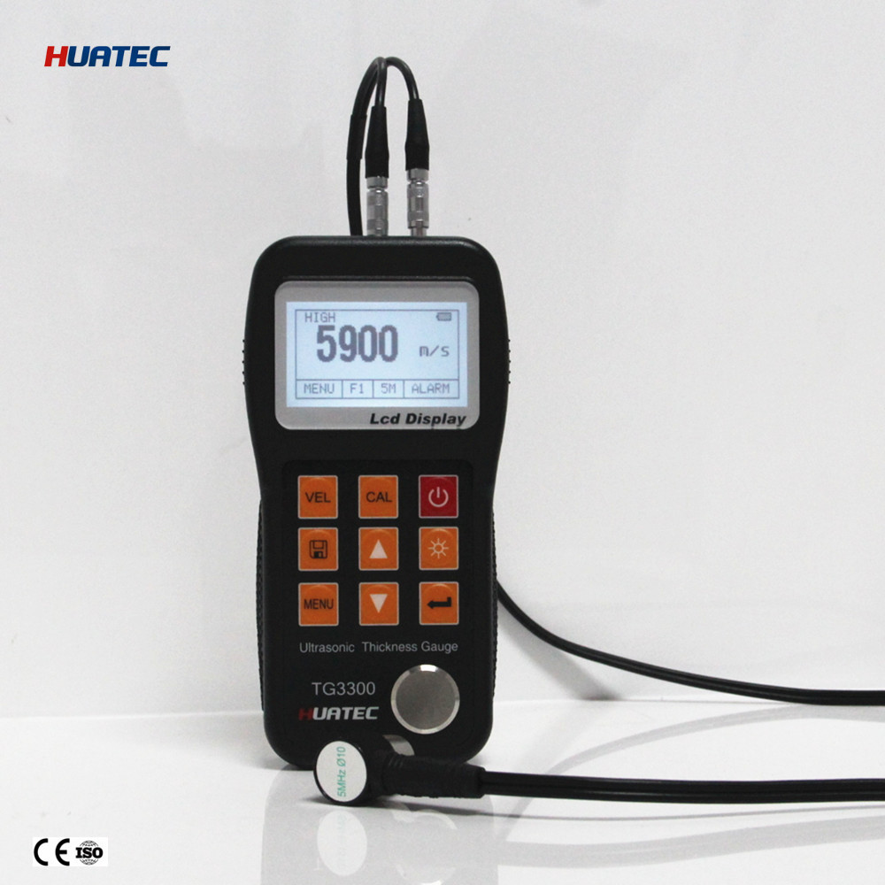 LCD Display Portable ultrasonic wall thickness gauge TG3300