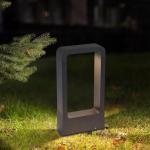 7w Bollard Style Landscape Lights , IP67 Black Outdoor Lights 90 CRI