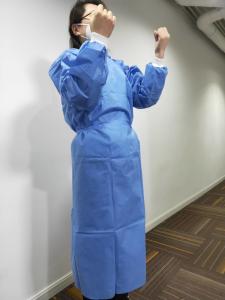 Quality Standard Disposable Blue Medical Surgical gowns-SMS--LEVEL 3 wholesale