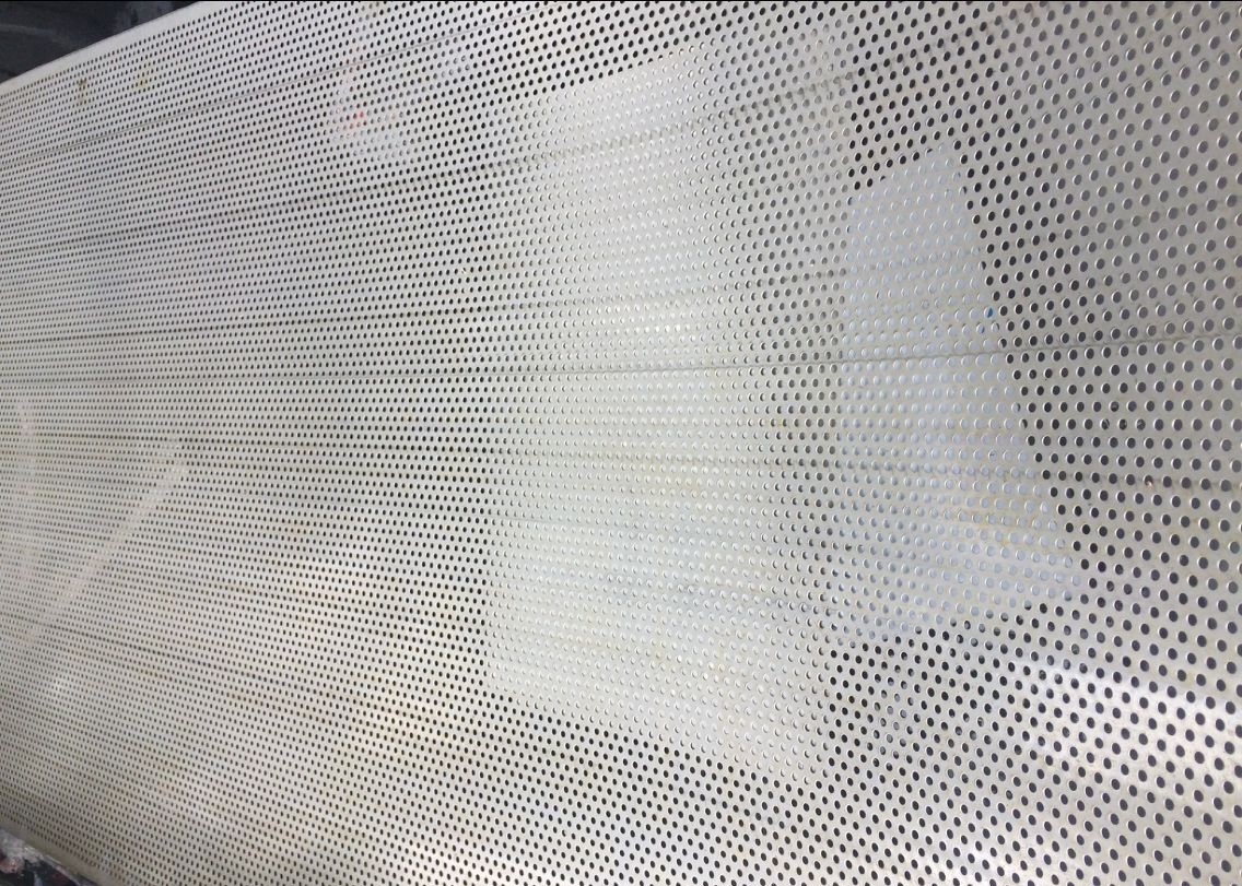 304 316 Micron Round Hole Decorative Punched 3mm Perforated Stainless Steel Sheet