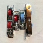 Double Plastic Nylon Wheel Roller for Sliding Door Glazing 19.5MM Height 22-30mm