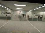 Commercial Vehicle Spray Booth Ceiling Installed Red Infrared Lamp 3300W