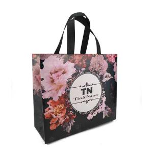 Quality Nylon Drawstring Handle Grocery Non Woven Loop Handle Bag Breathable wholesale