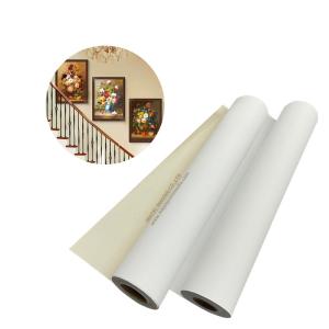 Quality 42'' Waterproof Polyester Canvas Rolls Inkjet Printing 260gsm Pigment Ink wholesale