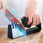 3 Slot Multifunctional Stainless Steel Knife Sharpener CPSIA Household Kitchen